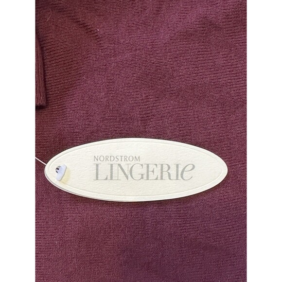 NWT Nordstrom Lingerie Women Size M Long Sleeves Open Front Long Wrap Cardigan - Picture 11 of 14